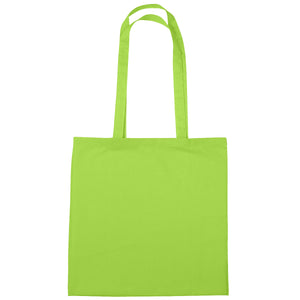 100% 4 Oz. Cotton Tote Bag - Lime