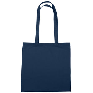 100% 4 Oz. Cotton Tote Bag - Navy Blue
