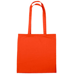 100% 4 Oz. Cotton Tote Bag - Orange