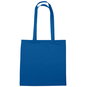 100% 4 Oz. Cotton Tote Bag - Royal Blue