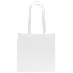 100% 4 Oz. Cotton Tote Bag - White