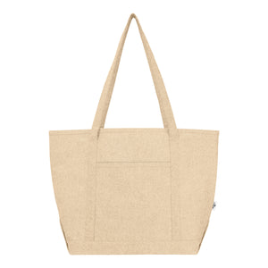 Cailee Recycled Cotton Starboard Tote Bag - Heathered Beige