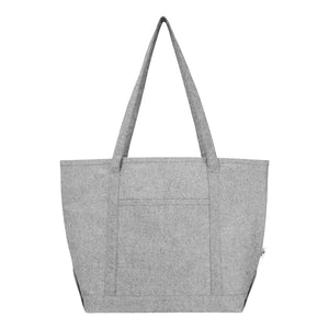 Cailee Recycled Cotton Starboard Tote Bag - Heather Gray