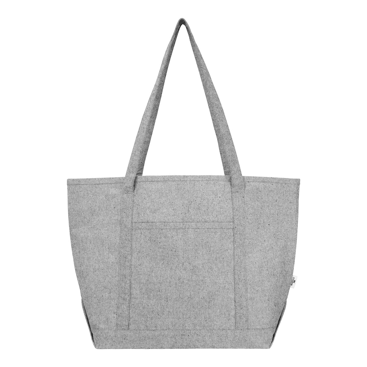 Arden 9 Oz. Recycled Cotton Starboard Tote Bag - Heather Gray