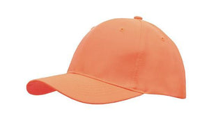 6 Panel Budget Cap - Custom Embroidered - HP_4012 - Safety Orange