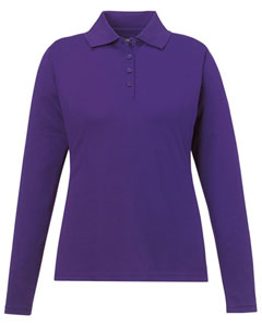 Core 365 Pinnacle Long Sleeve Pique Polo - women's AC78192 (CAMPUS Purple)