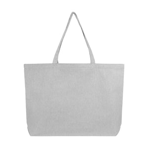 Aware™ 9 Oz. Recycled Cotton Shopper Tote Bag - Gray