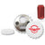 White Bottle Cap Opener Coaster