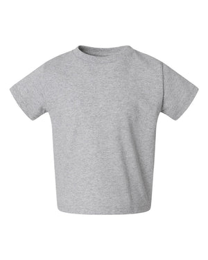 Rabbit Skins Toddler Cotton Jersey T-Shirt - Heather