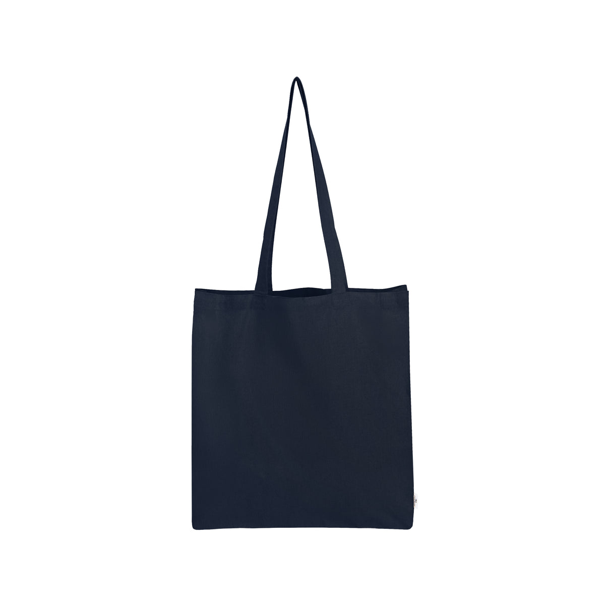 Arden 3 oz. Recycled Cotton Canvas Tote Bag - Navy Blue