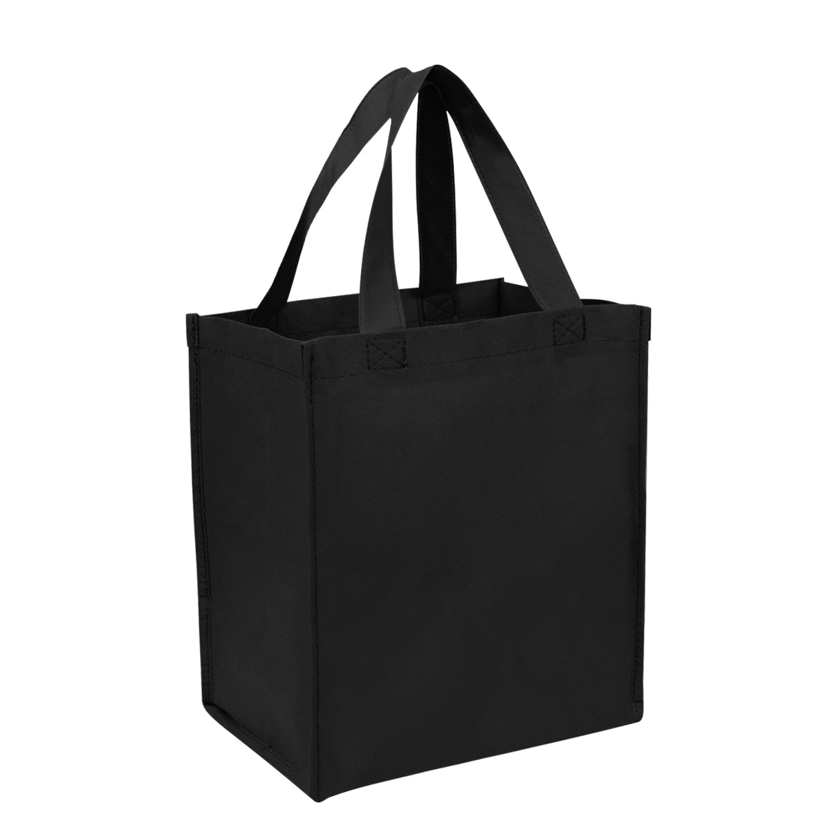 Non-Woven Shopping Tote Bag - Black
