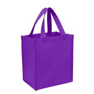 Non-Woven Shopping Tote Bag - Purple