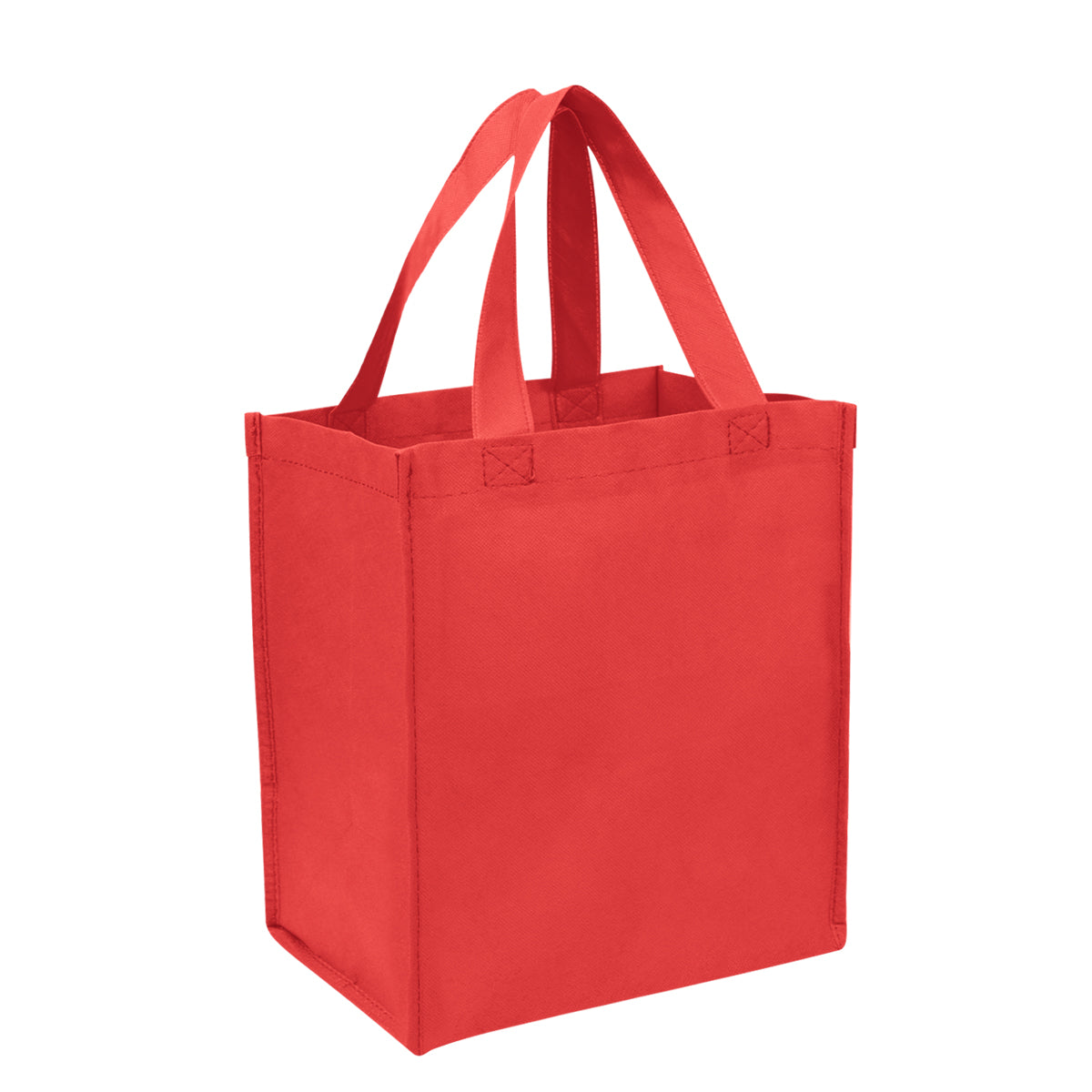 Non-Woven Shopping Tote Bag - Red