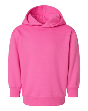 Rabbit Skins Toddler Pullover Fleece Hoodie - Raspberry