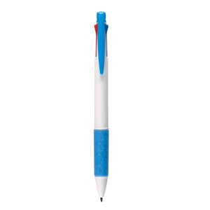 3-In-1 Pen - White With Blue