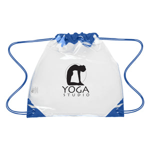 Touchdown Clear EVA Drawstring Backpack