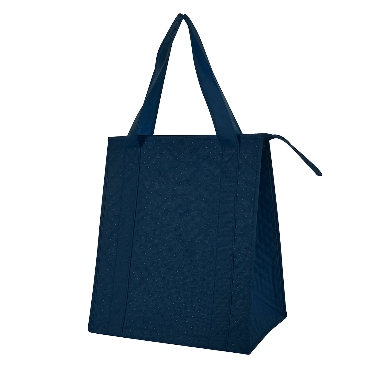 Dimples Non-Woven Cooler Tote Bag - Navy Blue