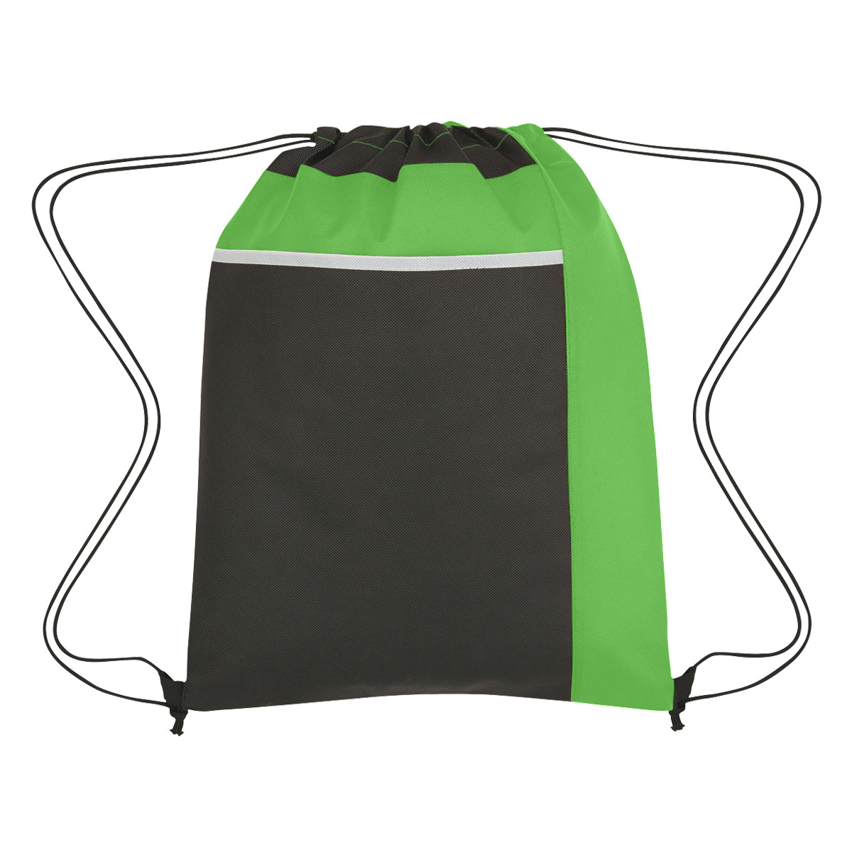 Non-Woven Pocket Sports Pack - Lime