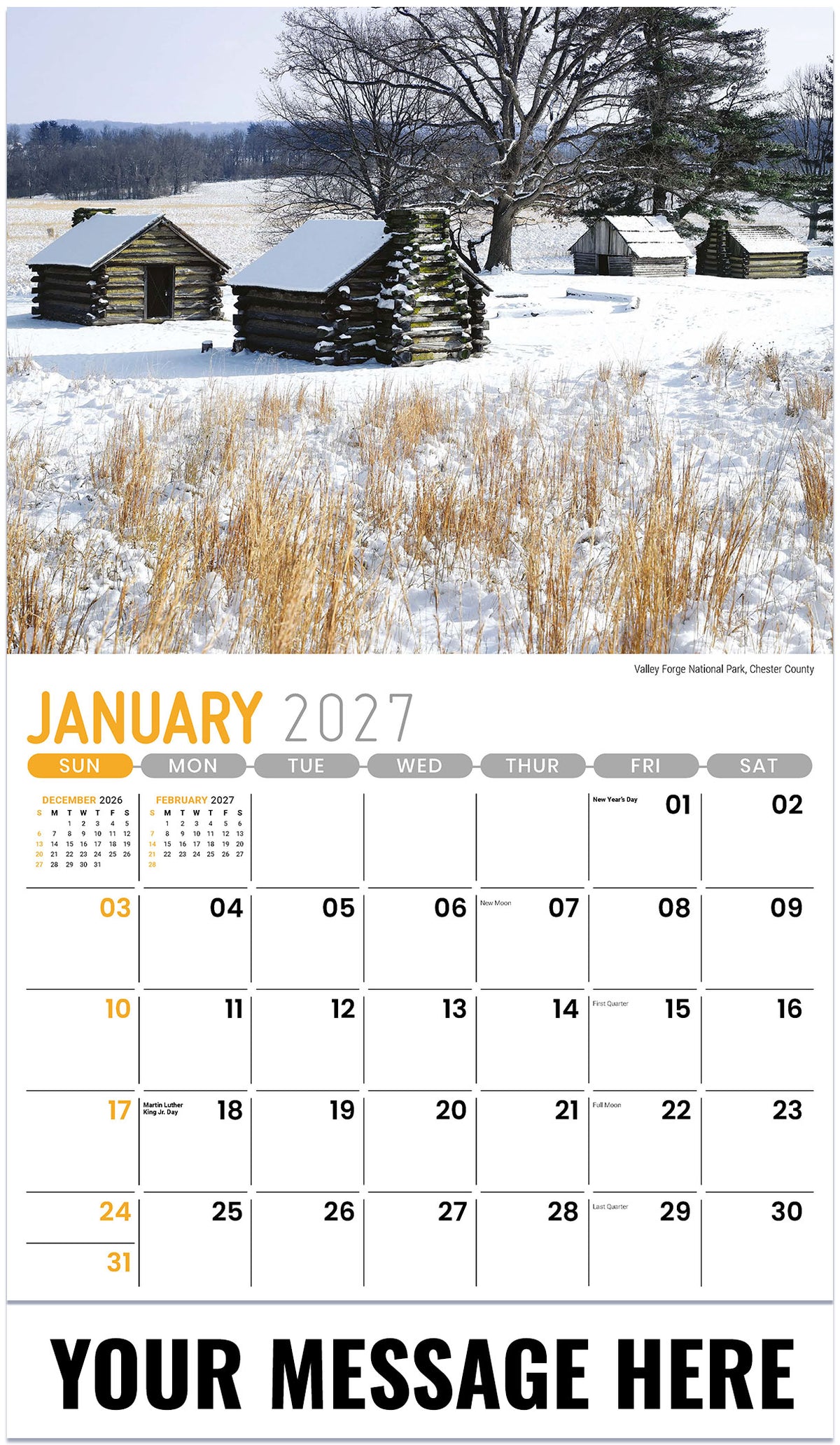 Scenes of Pennsylvania - 2027 Promotional Calendar
