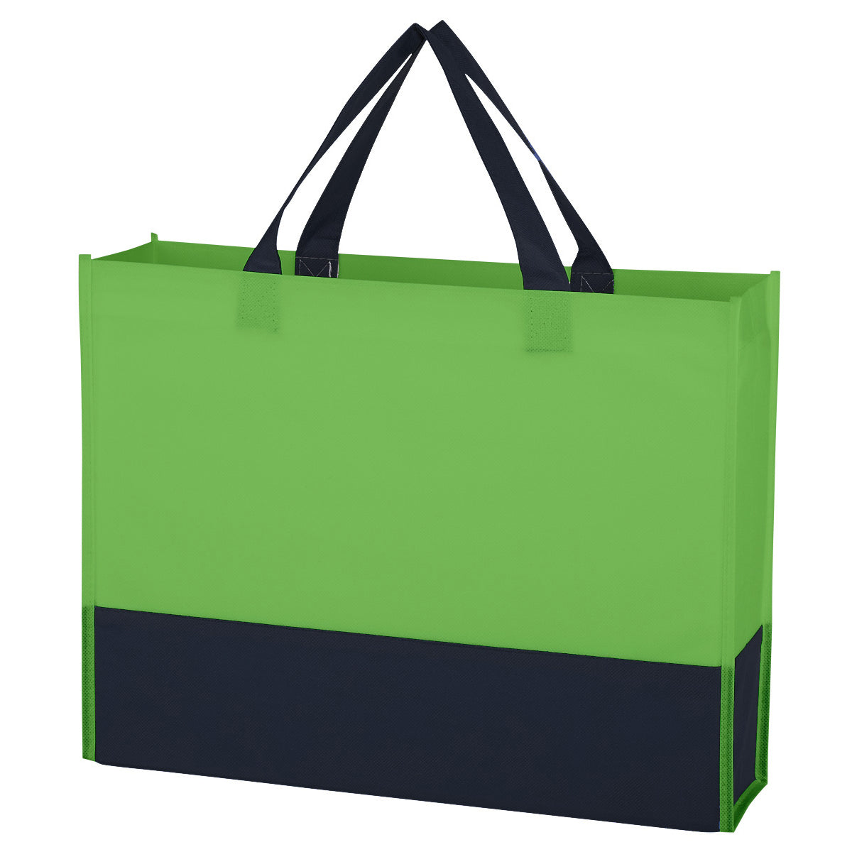 Raven Prism Recycled Non-Woven Tote Bag - Green With Black