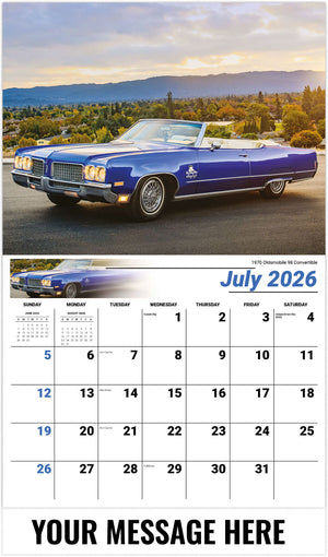 Classic Cars - 2026 Promotional Calendar