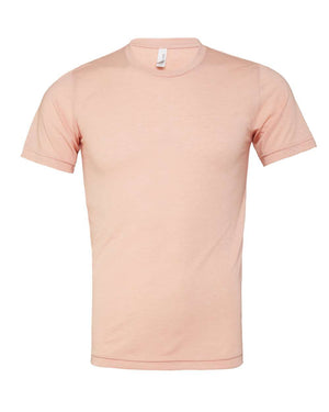 BELLA + CANVAS Unisex Triblend T-Shirt - Peach Triblend