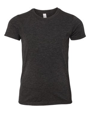 BELLA + CANVAS Youth Triblend Short-Sleeve T-Shirt - Charcoal Black Triblend