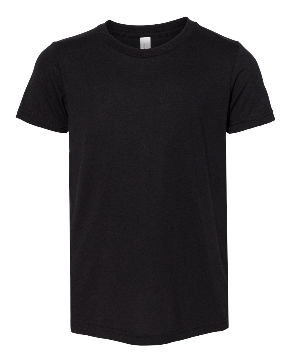 BELLA + CANVAS Youth Triblend Short-Sleeve T-Shirt - Solid Black Triblend