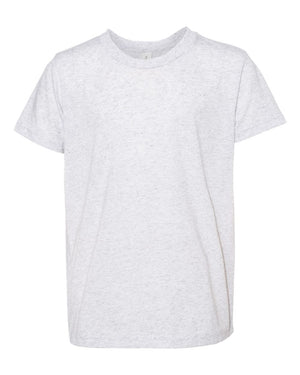 BELLA + CANVAS Youth Triblend Short-Sleeve T-Shirt - White Fleck Triblend