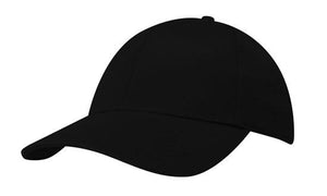 6 Panel 100% Recycled Eco Cap - Custom Embroidered - HP_4050 - Black