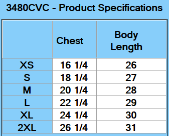 BELLA + CANVAS Unisex Heather CVC Tank - Specs