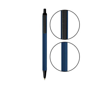 Metallic Dark Blue BIC® Clic Stic® Pen - Metallic Dark Blue With Black