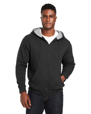 Harriton Men's Tall ClimaBloc™ Lined Heavyweight Hooded Sweatshirt