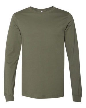 BELLA + CANVAS Unisex Jersey Long-Sleeve T-Shirt - Military Green