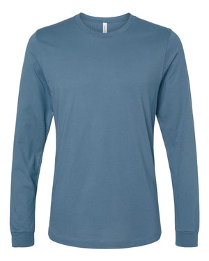 BELLA + CANVAS Unisex Jersey Long-Sleeve T-Shirt - Steel Blue