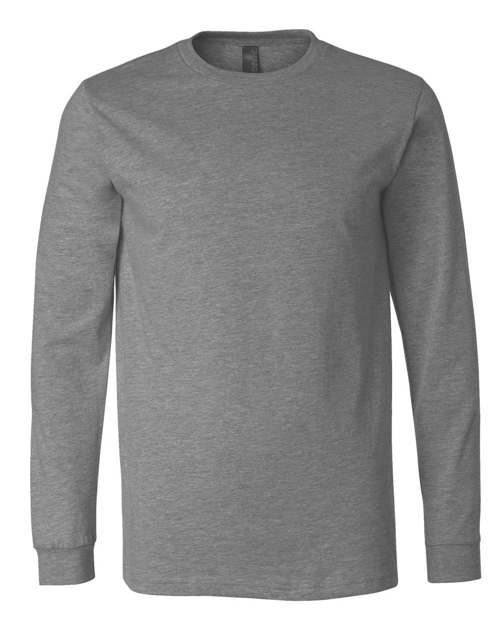 BELLA + CANVAS Unisex CVC Jersey Long-Sleeve T-Shirt - Deep Heather