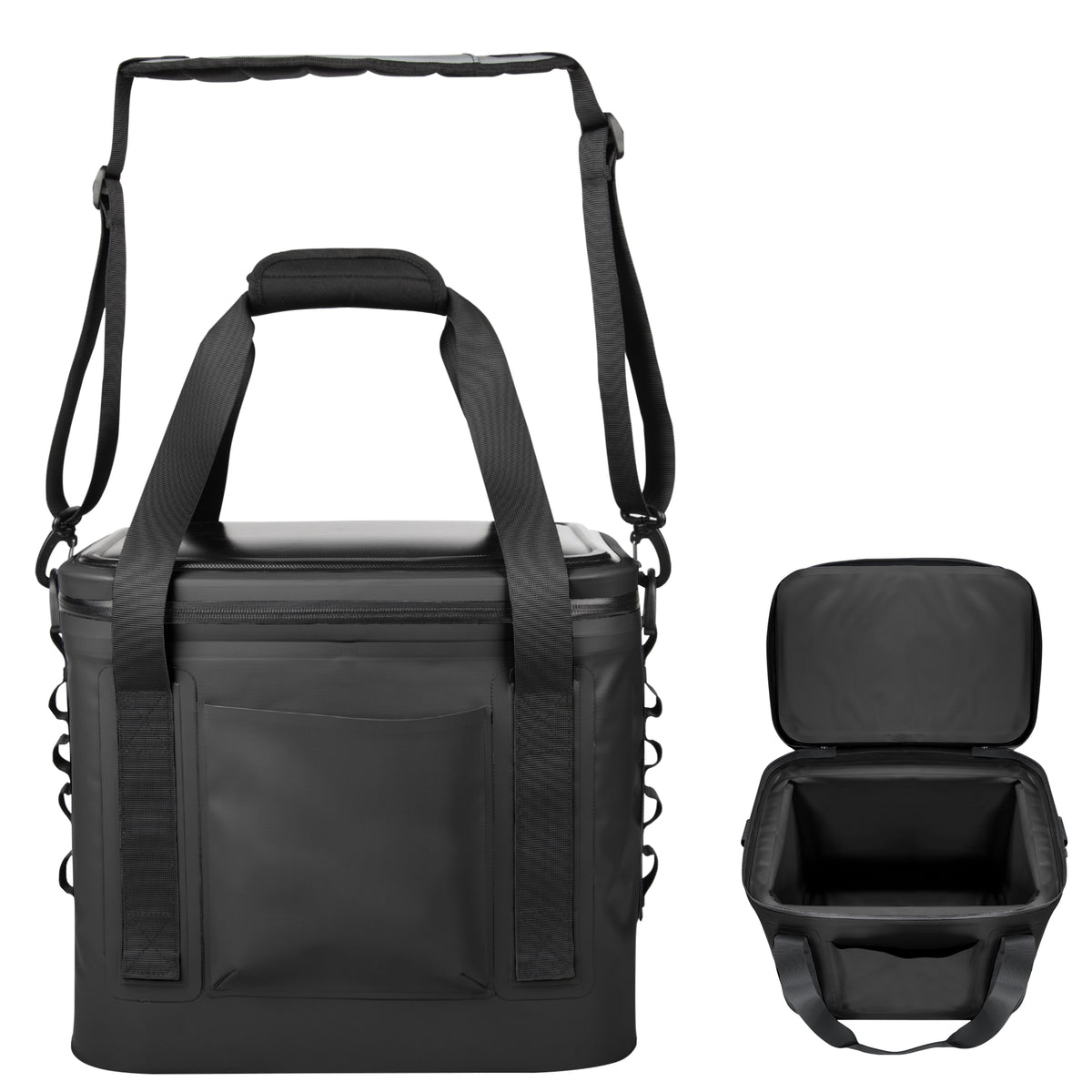 Intrepid Water Resistant 18-Can Cooler Bag - Black