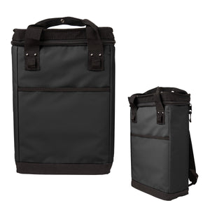 SUMMIT 24 CAN COOLER BACKPACK - Black With Black