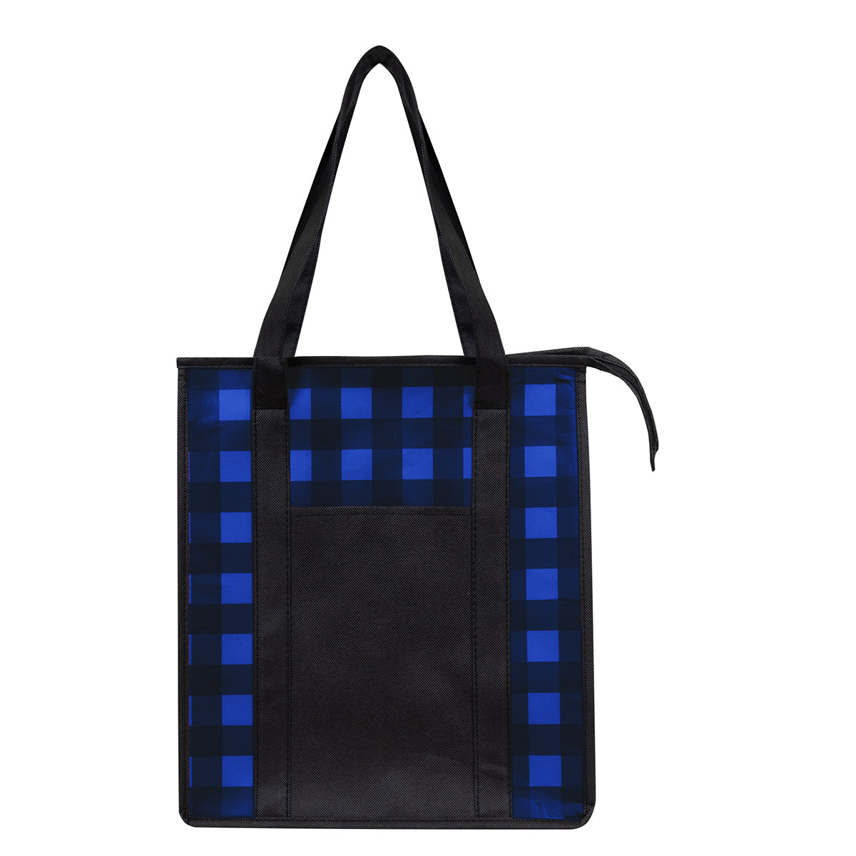 Northwoods Non-Woven Cooler Tote Bag - Royal Blue With Black