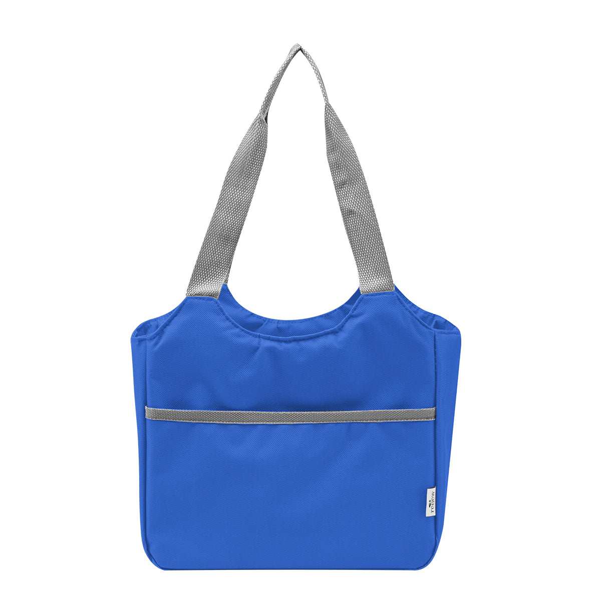 Ashton rPET Cooler Tote Bag - Royal Blue With Gray