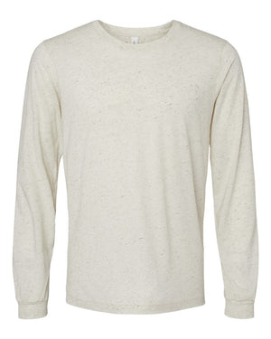 BELLA + CANVAS Unisex Triblend Long-Sleeve T-Shirt - Oatmeal Triblend