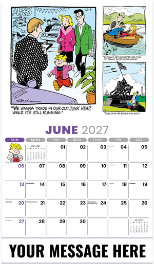 Dennis The Menace - 2027 Promotional Calendar