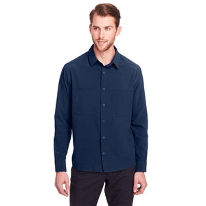 Men's Borough Stretch Performance Shirt - Classic Navy