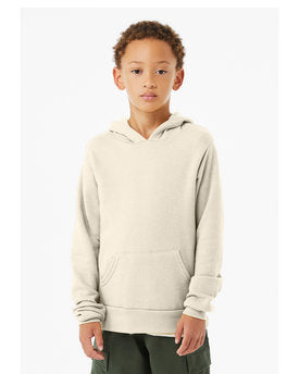 Bella + Canvas Youth Sponge Fleece Pullover Hooded Sweatshirt