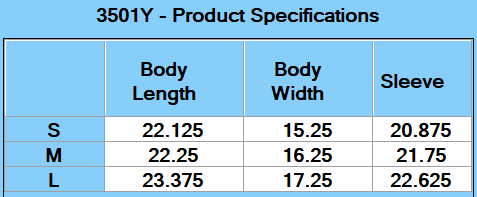 Bella + Canvas Youth Jersey Long-Sleeve T-Shirt