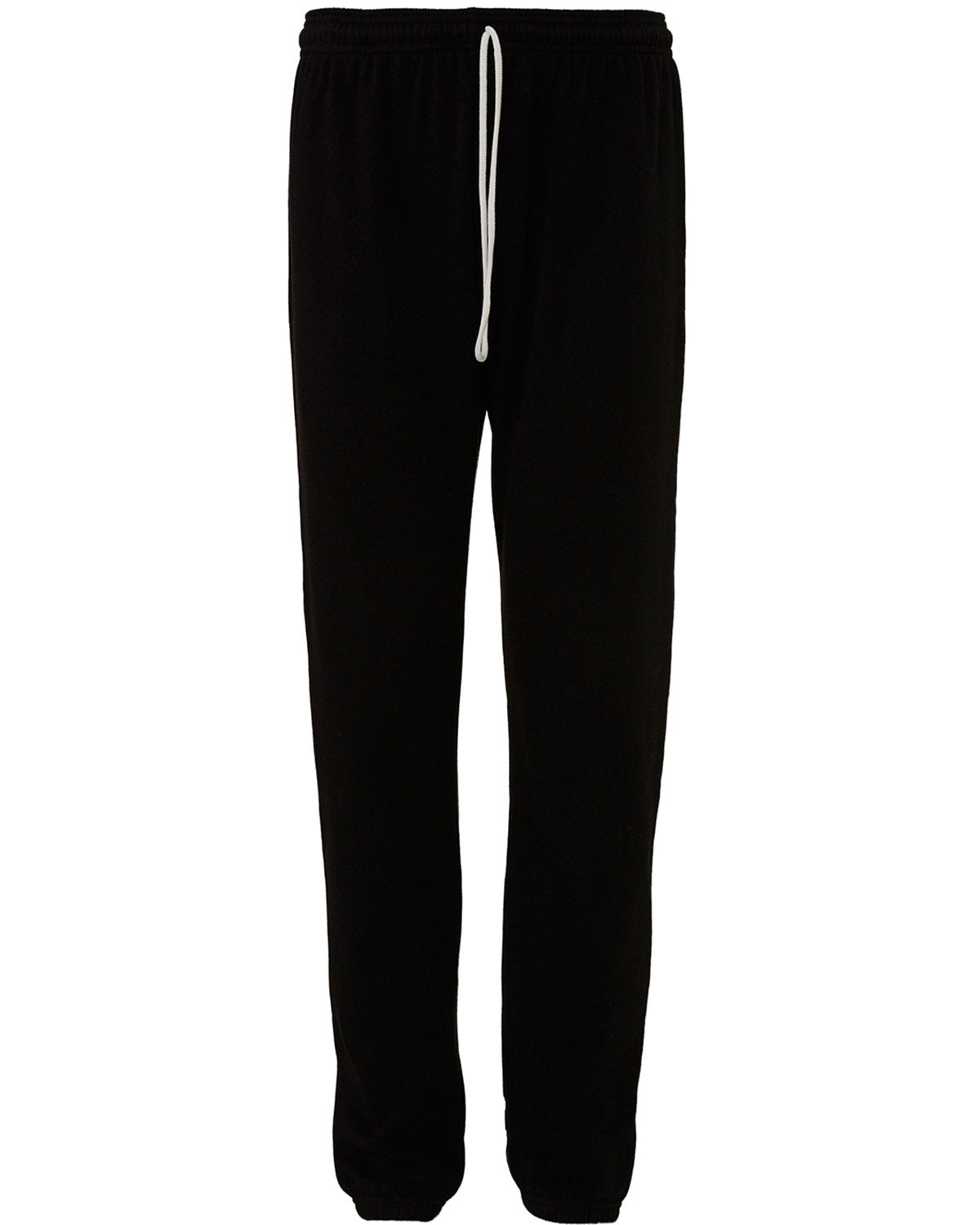 Bella + Canvas Unisex Sponge Fleece Long Scrunch Pant - Black