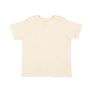 Rabbit Skins Toddler Fine Jersey T-Shirt - Natural