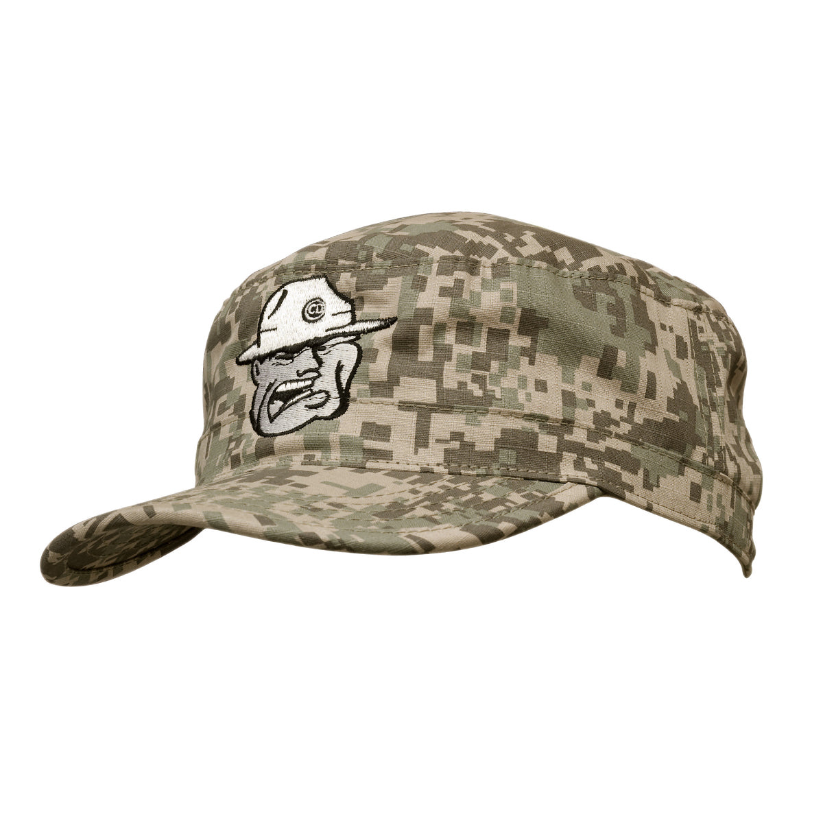 Digital Camouflage Military Cap - Custom Embroidered