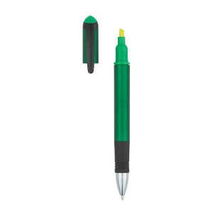 Domain Pen With Highlighter - Green