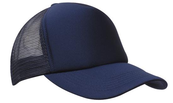 Mesh Back Baseball Cap - Navy